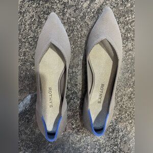 Rothy’s Point flats. Size 10.